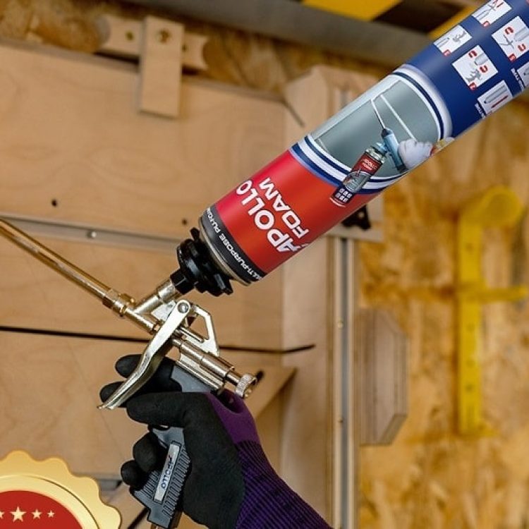 Keo bọt nở Apollo foam súng 750ml | Phân phối keo Apollo tại HCM