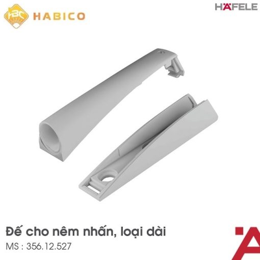 Đế Nêm Nhấn Loại Dài Màu Xám Hafele 356.12.527