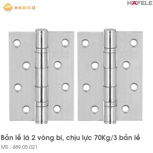 Bản Lề Lá 2 Vòng Bi 70Kg Hafele 489.05.021