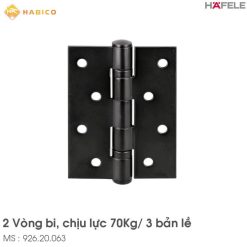 Bản Lề Lá 2 Vòng Bi 70Kg Hafele 926.20.063