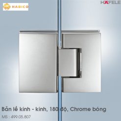 Bản Lề Phòng Tắm Kính 180º Hafele 499.05.807