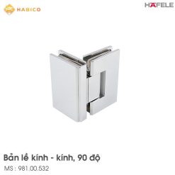 Bản Lề Phòng Tắm Kính - Kính 90º Hafele 981.00.532