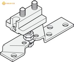 Bản lề trục xoay, phía dưới 407.58.011 Hafele