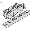 Bánh xe trượt 120 kg SLIDO CLASSIC 120-K Hafele 941.25.021Bánh xe trượt 120 kg SLIDO CLASSIC 120-K Hafele 941.25.021