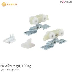 Bộ Phụ Kiện Cửa Trượt 100Kg Silent 100A Hafele 489.40.023