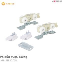 Bộ Phụ Kiện Cửa Trượt 160Kg Silent 160A Hafele 489.40.025