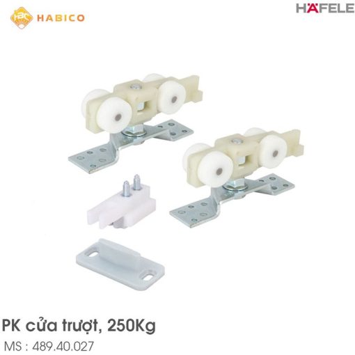 Bộ Phụ Kiện Cửa Trượt 250Kg Silent 250A Hafele 489.40.027