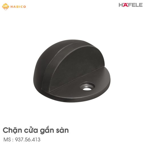 Chặn Cửa Gắn Sàn Màu Đen Hafele 937.56.413