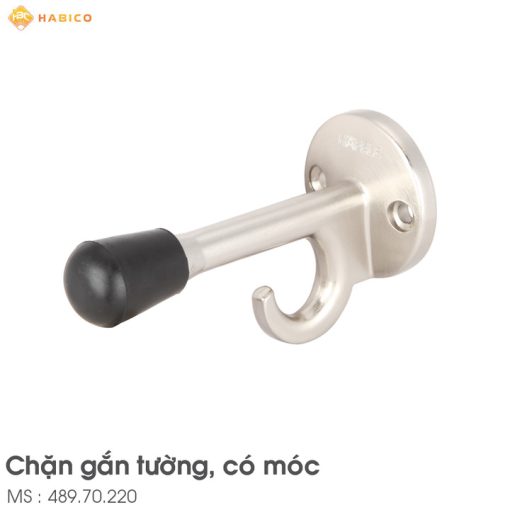 Chặn Cửa Gắn Tường Có Móc Hafele 489.70.220