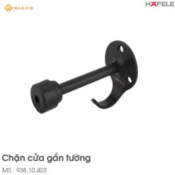 Chặn Cửa Gắn Tường Màu Đen Hafele 938.10.403