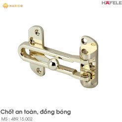 Chốt An Toàn Màu Đồng Bóng Hafele 489.15.002