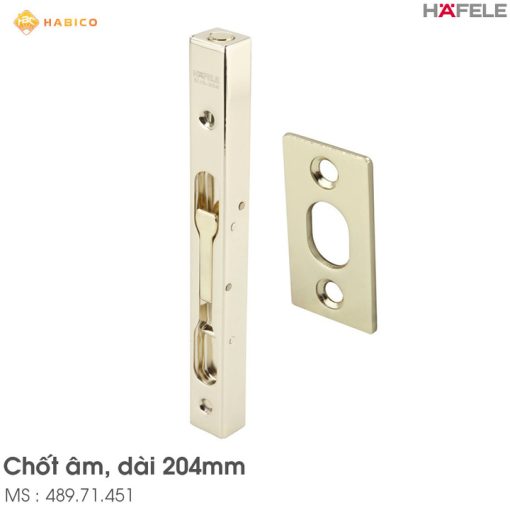 Chốt Cửa Âm 204mm Hafele 489.71.451