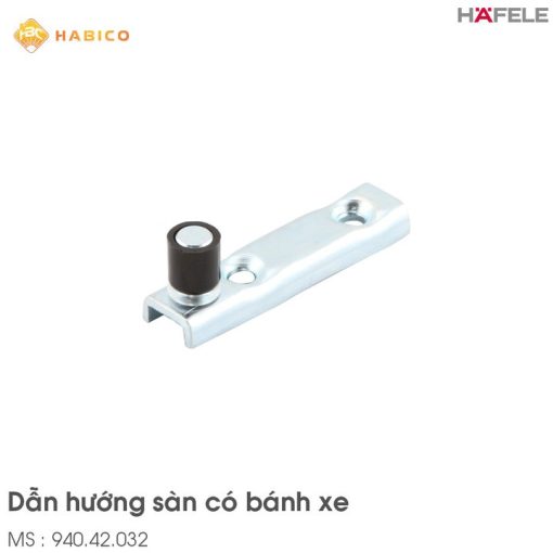 Dẫn Hướng Sàn Có Bánh Xe 10mm Hafele 940.42.032