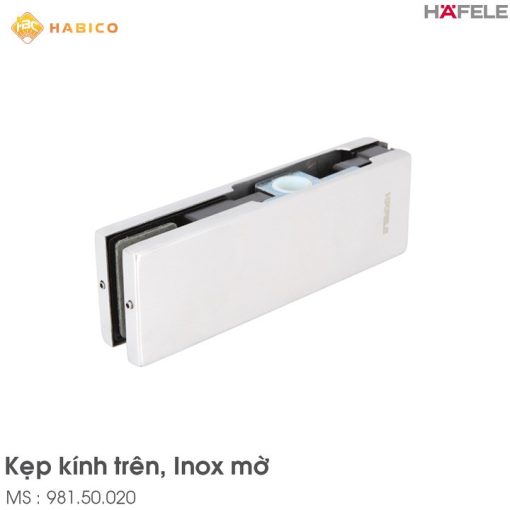 Kẹp Kính Trên Inox Mờ Hafele 981.50.020