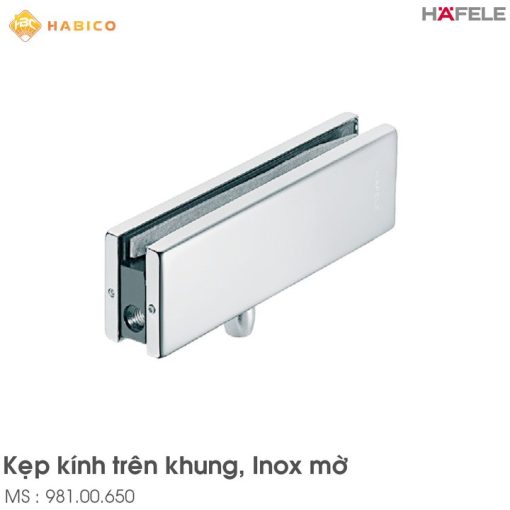 Kẹp Kính Trên Khung Hafele 981.00.650