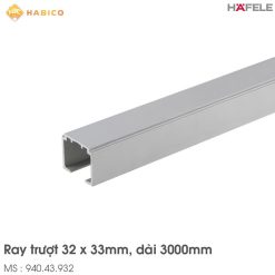 Ray Trượt Đơn 31 X 33mm Hafele 940.43.932