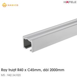 Ray Trượt Nhôm 2000mm Hafele 942.34.920