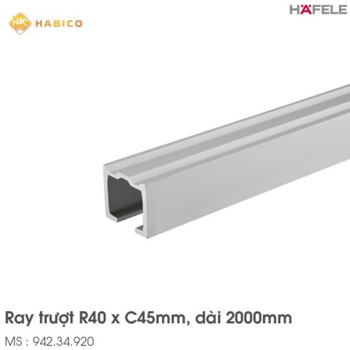 Ray Trượt Nhôm 2000mm Hafele 942.34.920