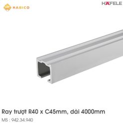 Ray Trượt Nhôm 4000mm Hafele 942.34.940