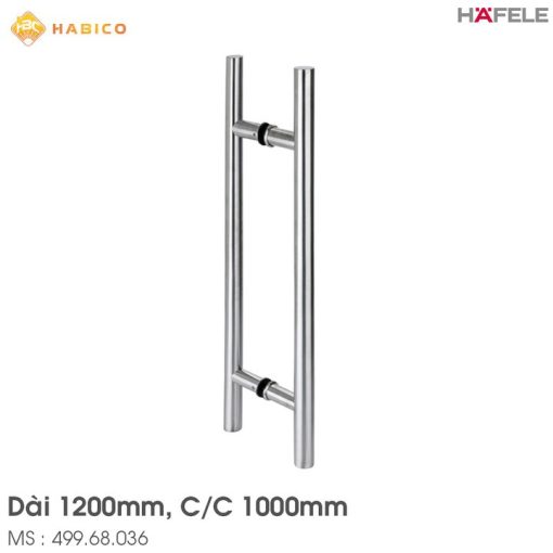 Tay Nắm Kéo Chữ H Dài 1200mm Hafele 499.68.036