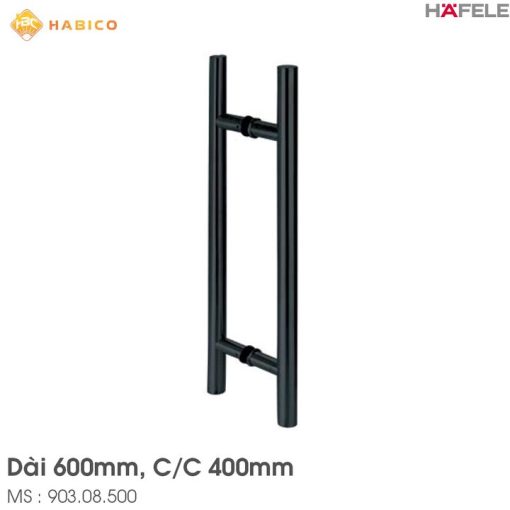 Tay Nắm Kéo Chữ H Dài 600mm Hafele 903.08.500