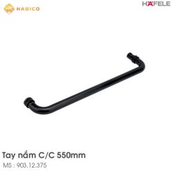 Tay Nắm Phòng Tắm Kính 550mm Hafele 903.12.375