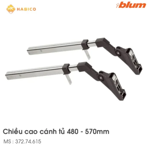 Cánh Tay Nâng Blum 480-570mm 372.74.615