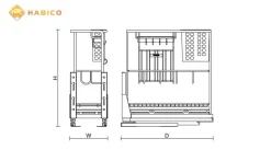 Thông số kệ dao thớt chai lọ VICKINI 14922 PSS