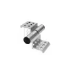 Bản lề 2D dài 4 cánh hệ Xingfa Điện Zi titan