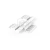 Bản lề 4D 2 cánh Xingfa Sơn Trắng