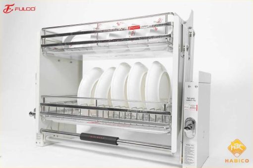 Giá bát đĩa tay nâng hạ in0x 304 fc08 05b