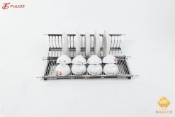 Giá bát đĩa tủ trên inox Fc28