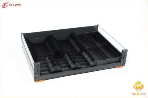 Giá bát đĩa xoong nồi màu ghi phủ nano fca05