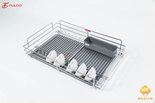 Giá bát đĩa xoong nồi nan dẹt oval inox 304 fc90s