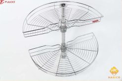 Mâm xoay tủ bếp 180 độ Fc55