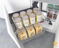 Tủ kho 2 tầng inox 304 nan vuông Fc0504c