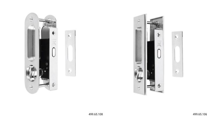 Bộ Khóa Âm Cho Cửa Trượt WC Hafele