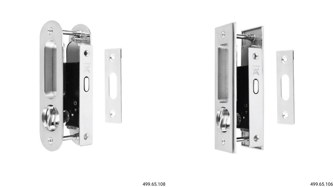 Bộ Khóa Âm Cho Cửa Trượt WC Hafele Bộ Khóa Âm Cho Cửa Trượt WC Hafele