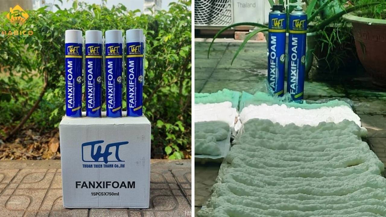 Giới thiệu về keo bọt nở Fanxifoam Giới thiệu về keo bọt nở Fanxifoam