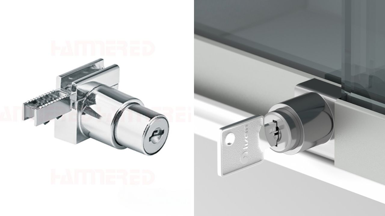 Khóa Tủ Kính Nhấn Khóa Tủ Kính Nhấn