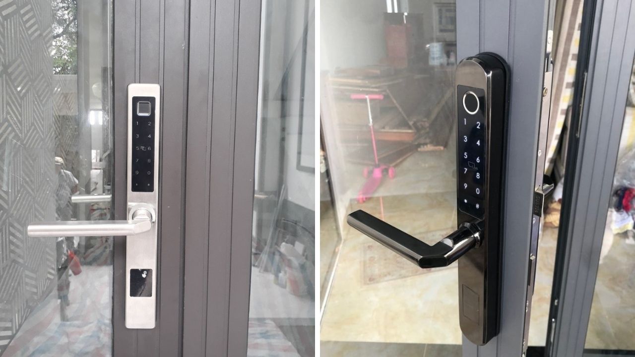 Khóa Vân Tay Cho Cửa Nhôm Kính Khóa Vân Tay Cho Cửa Nhôm Kính