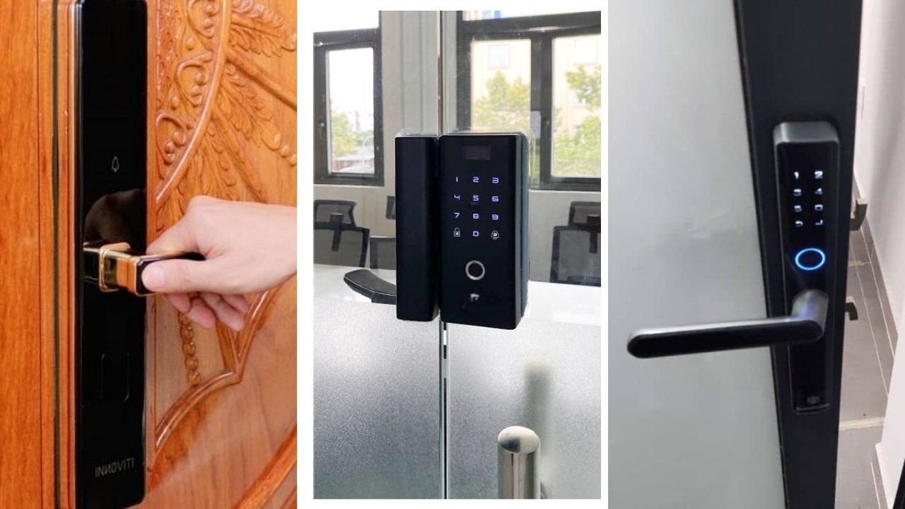 Khóa Vân Tay Cửa Gỗ, Cửa Kính, Cửa Nhôm Khóa Vân Tay Cửa Gỗ, Cửa Kính, Cửa Nhôm