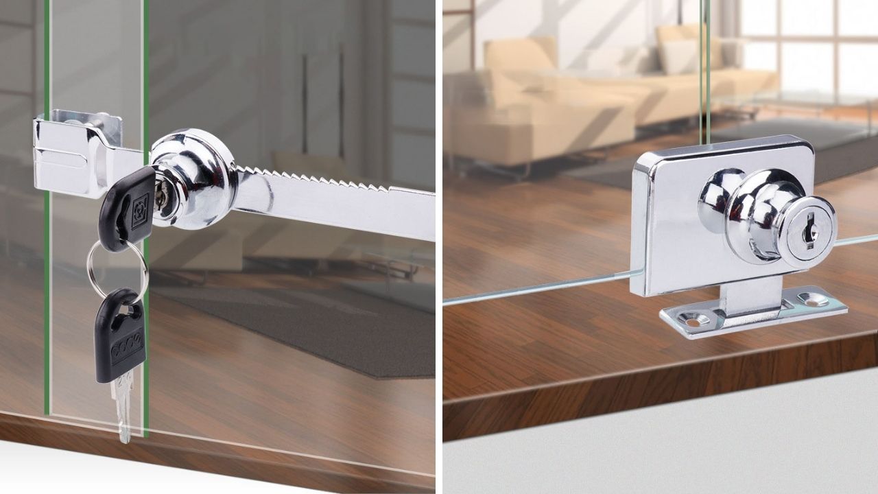 Khóa cửa tủ kính Khóa cửa tủ kính