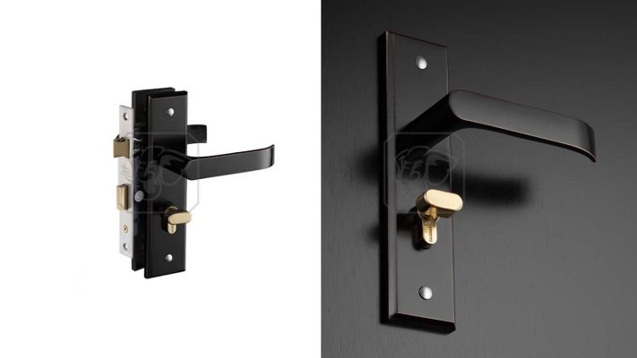 Khóa tay nắm SS 5810 mạ đồng đen
