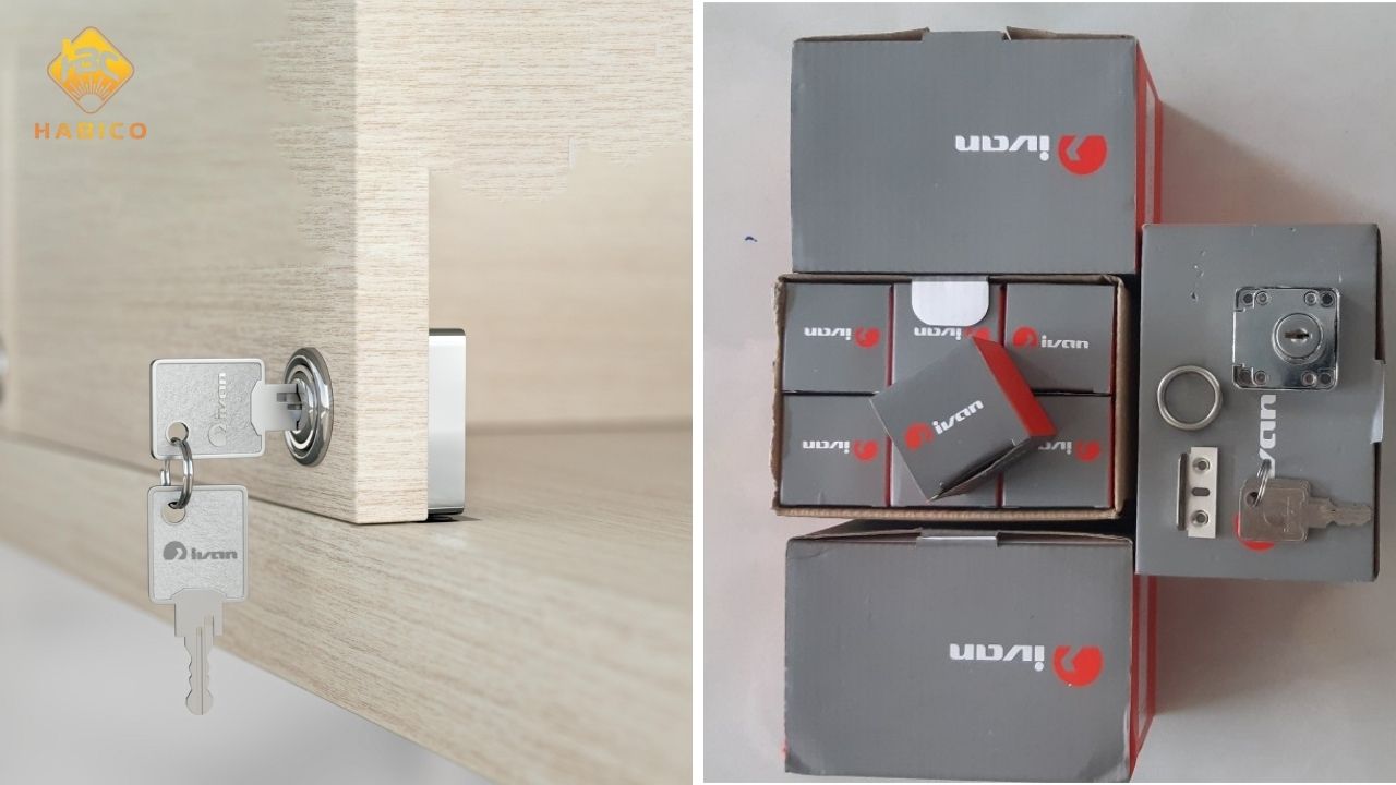 Khóa tủ tự động Ivan Khóa tủ tự động Ivan