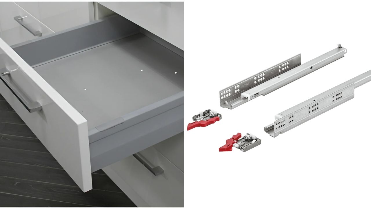 Ray Âm Giảm Chấn Mở Toàn Phần Hafele Ray Âm Giảm Chấn Mở Toàn Phần Hafele