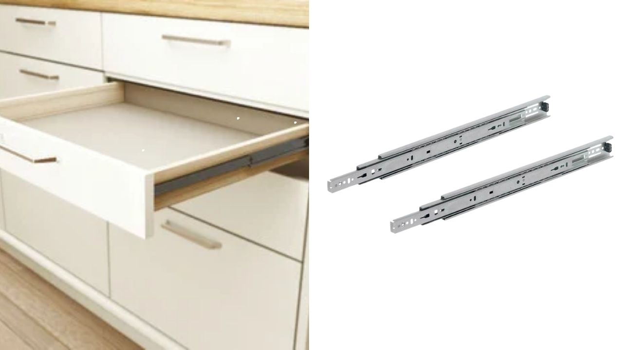 Ray Bi 3 Tầng Hafele Không Giảm Chấn Ray Bi 3 Tầng Hafele Không Giảm Chấn