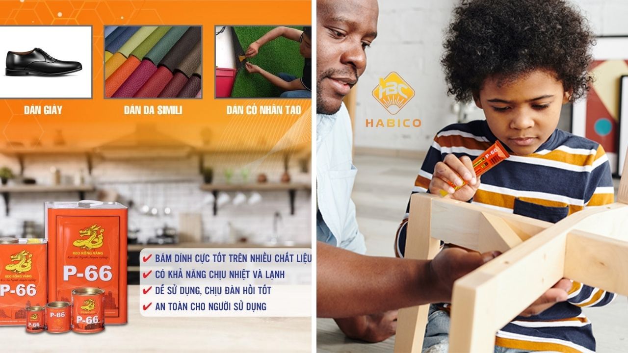 Ứng dụng thực tế của keo Rồng Vàng P66 Ứng dụng thực tế của keo Rồng Vàng P66