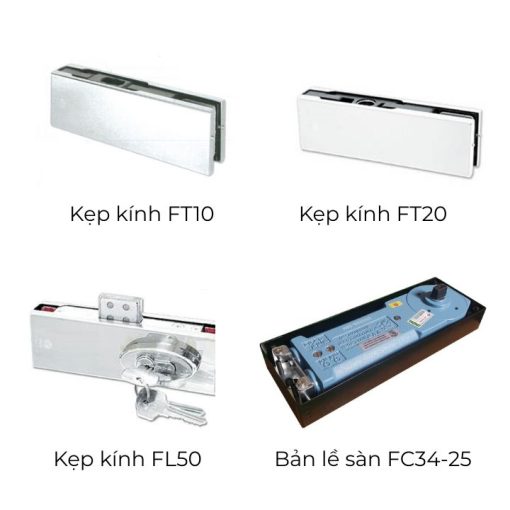 Bộ bản lề sàn VVP FC34 25 Chính hãng