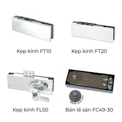 Bộ bản lề sàn VVP FC49 30 Chính hãng